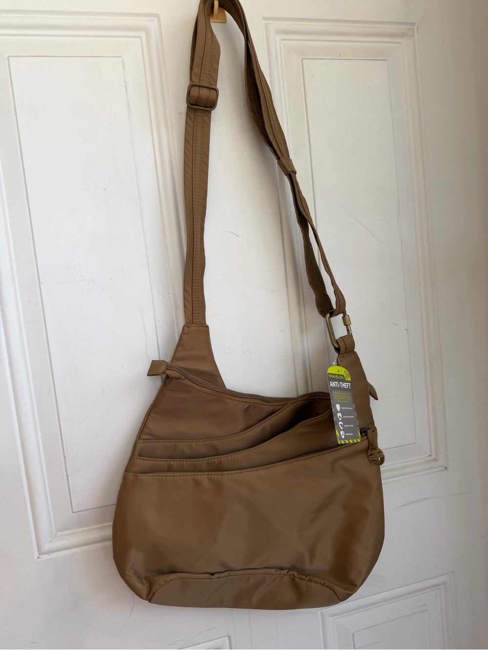 Travelon Anti-Theft Crossbody Bag in Brown